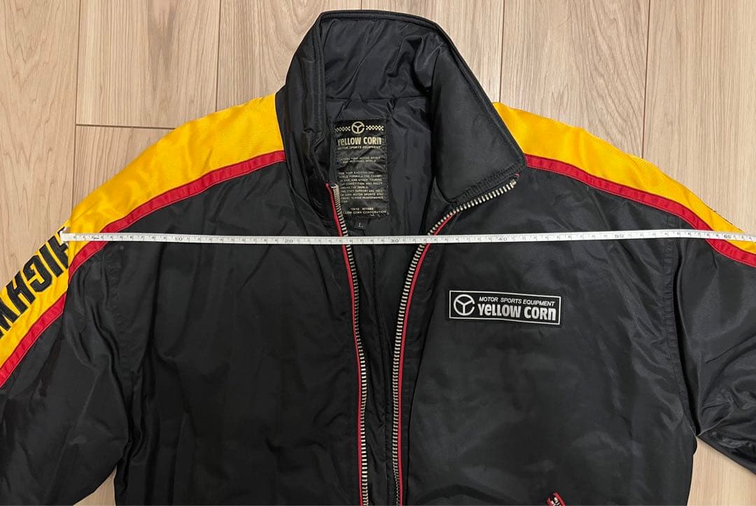 YELLOW CORN ライダースジャケット ブルゾン イエロー