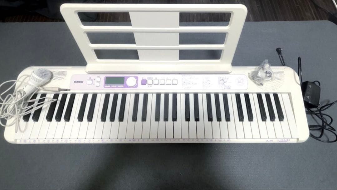 【電子ピアノ】CASIO LK-315 光ナビゲーションキーボード 61鍵盤