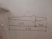 関根　様 確認用-2　custom order　トレーニングナイフ刃無し