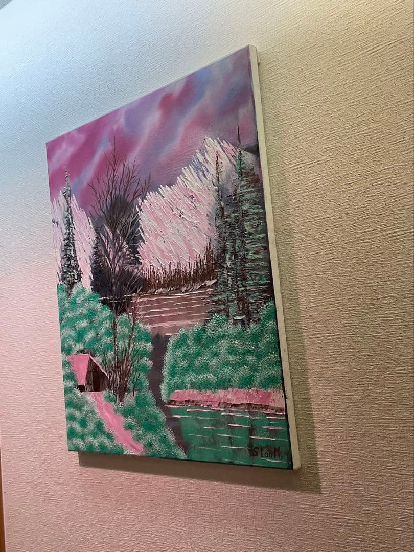 絵画 Winter Mountains