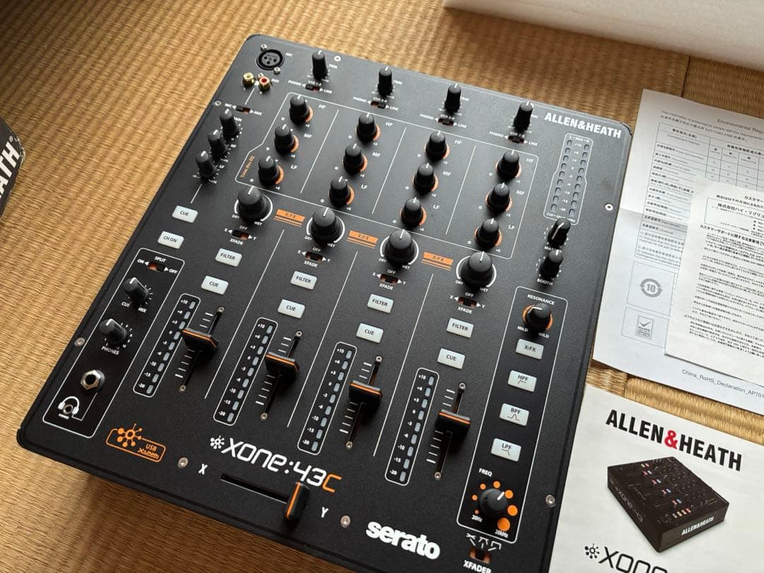 Allen&Heath Xone 43C DJミキサー オーディオ プリアンプ
