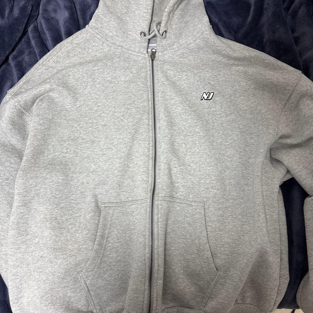 NewJeansパワーパフガールズ プリント フード付きパーカー グレー XL