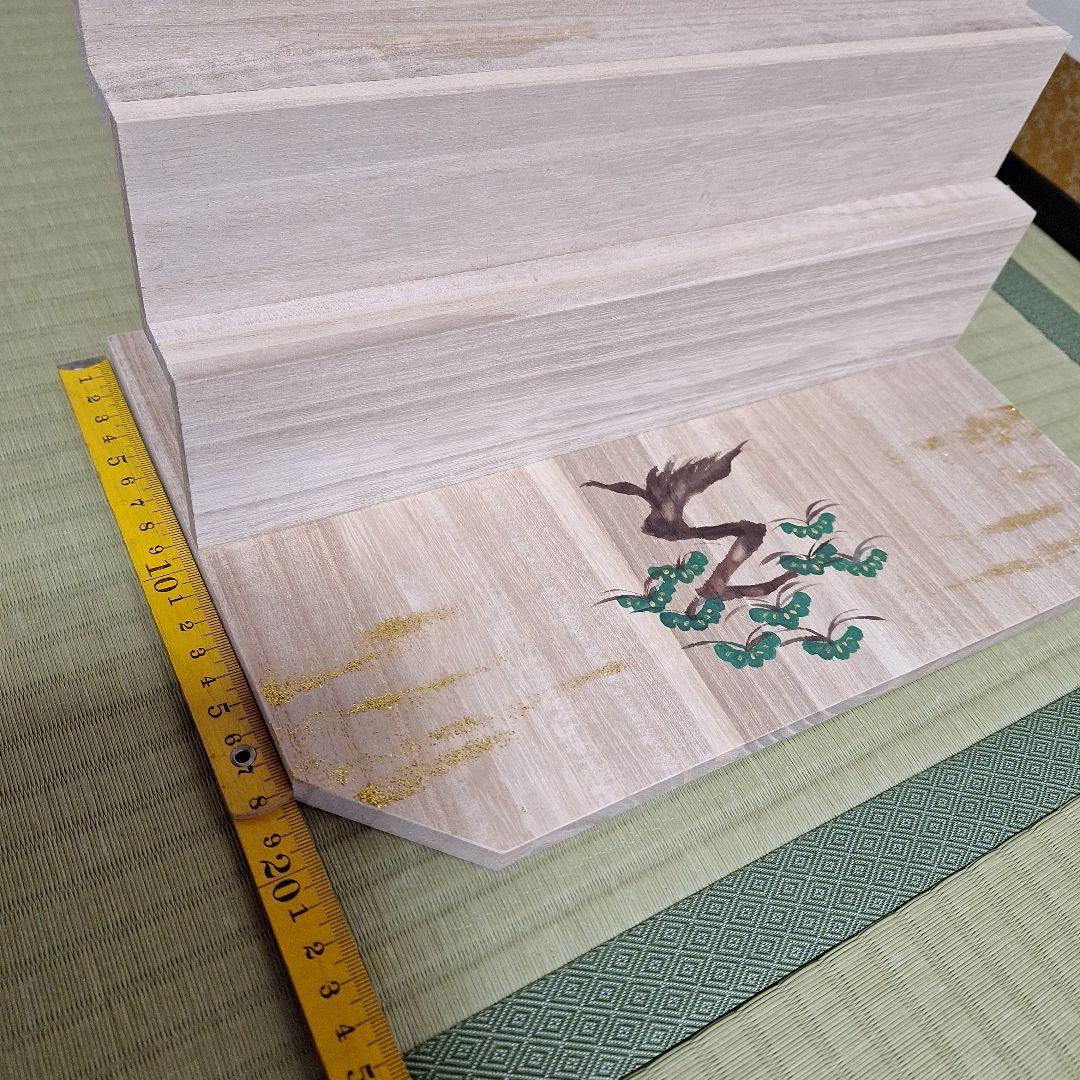 年代物木目込みお雛様、15人雛飾り、雛段新品、段飾りお雛様