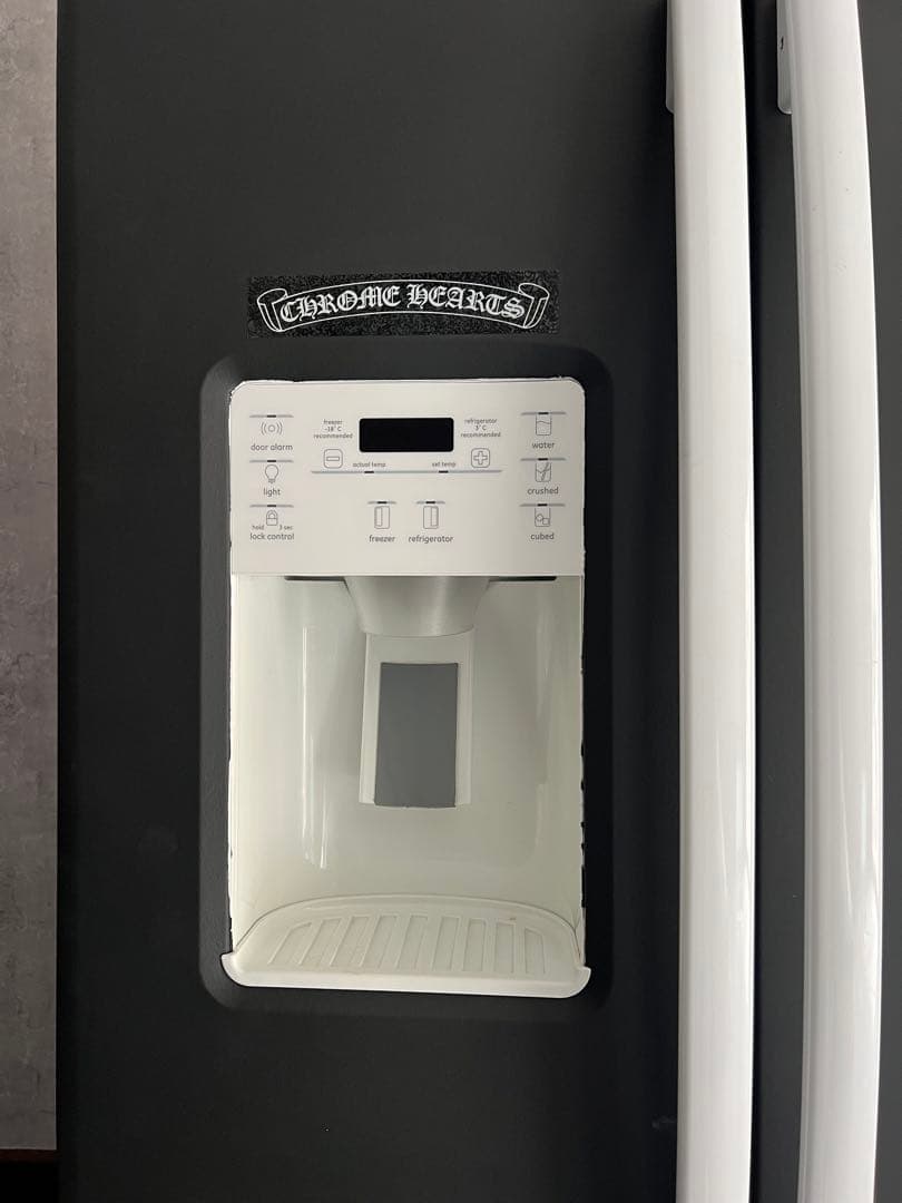 mabe 冷蔵庫 ディスペンサー 氷 お洒落な 黒 アメリカン ロムハーツ