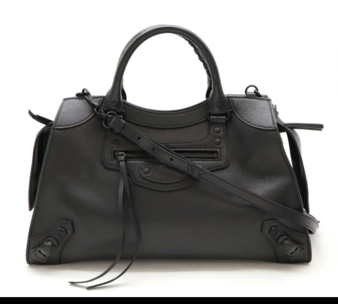 バレンシアガ　バッグ ネオクラシック ショルダー　ハンドバッグ ブラック