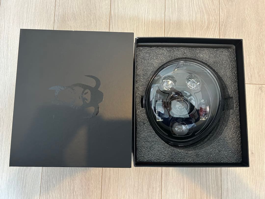 極美品 HOGWORKZ製 ハーレー LED ヘッドライト