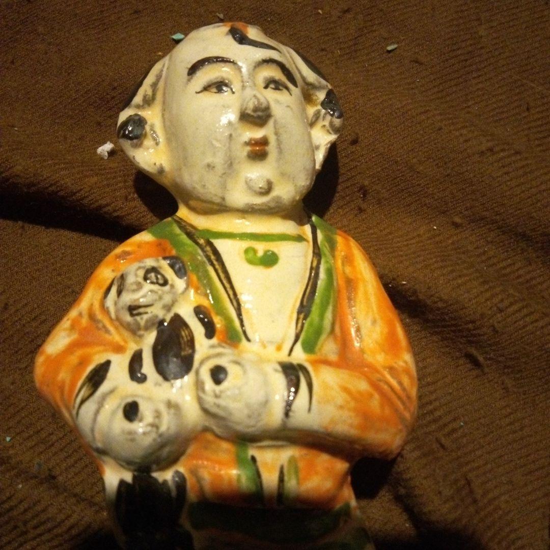 中国陶磁器　宋磁州窯　人形