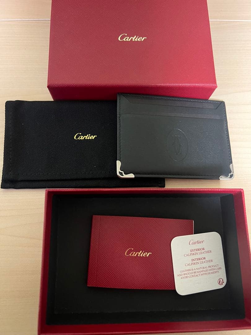 Cartier カードホルダー マスト ドゥ カルティエ」ダブルカードホルダー