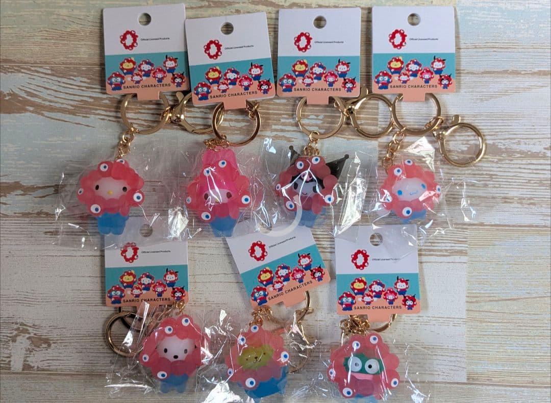 ミャクミャクなりきりマスコット　サンリオ　クリア　ミャクミャク　全種類　万博