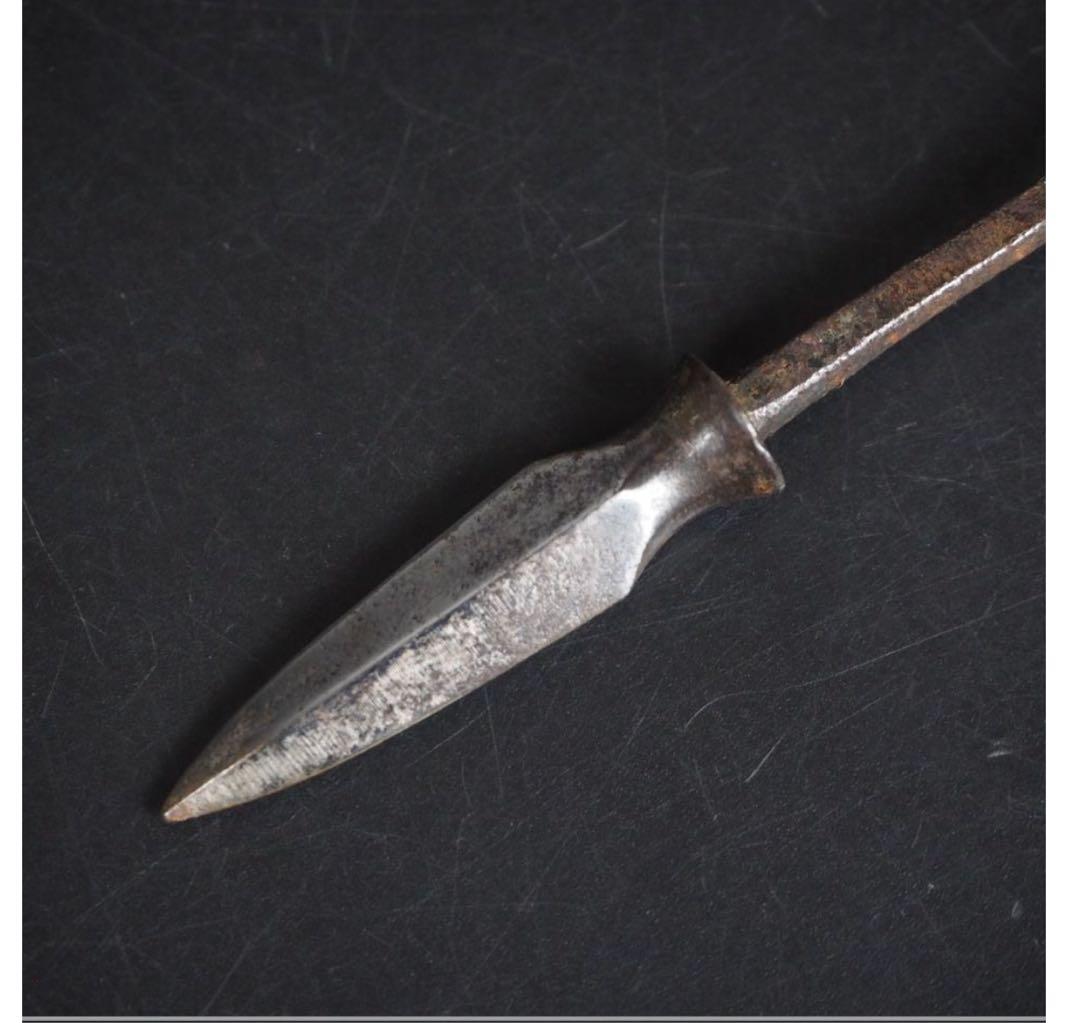 送料無料　江戸時代　矢じり　矢尻　古鉄矢尻　登録証不要