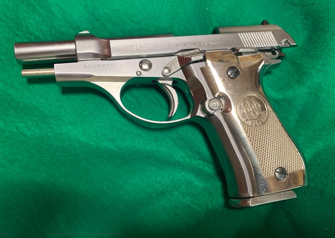 ステンレスカラー　PIERCE BULLT モデルガン