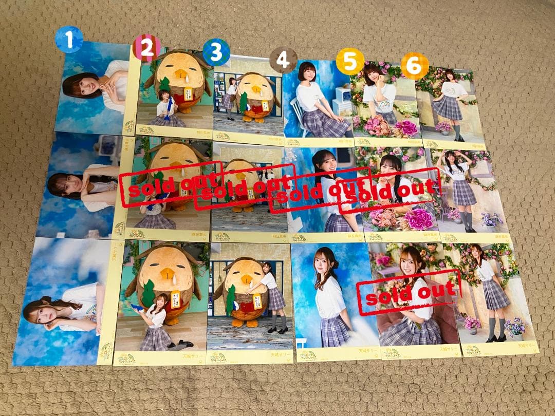 ナナニジ　22/7　根室カントリーライブ　ブロマイド　バラ売り