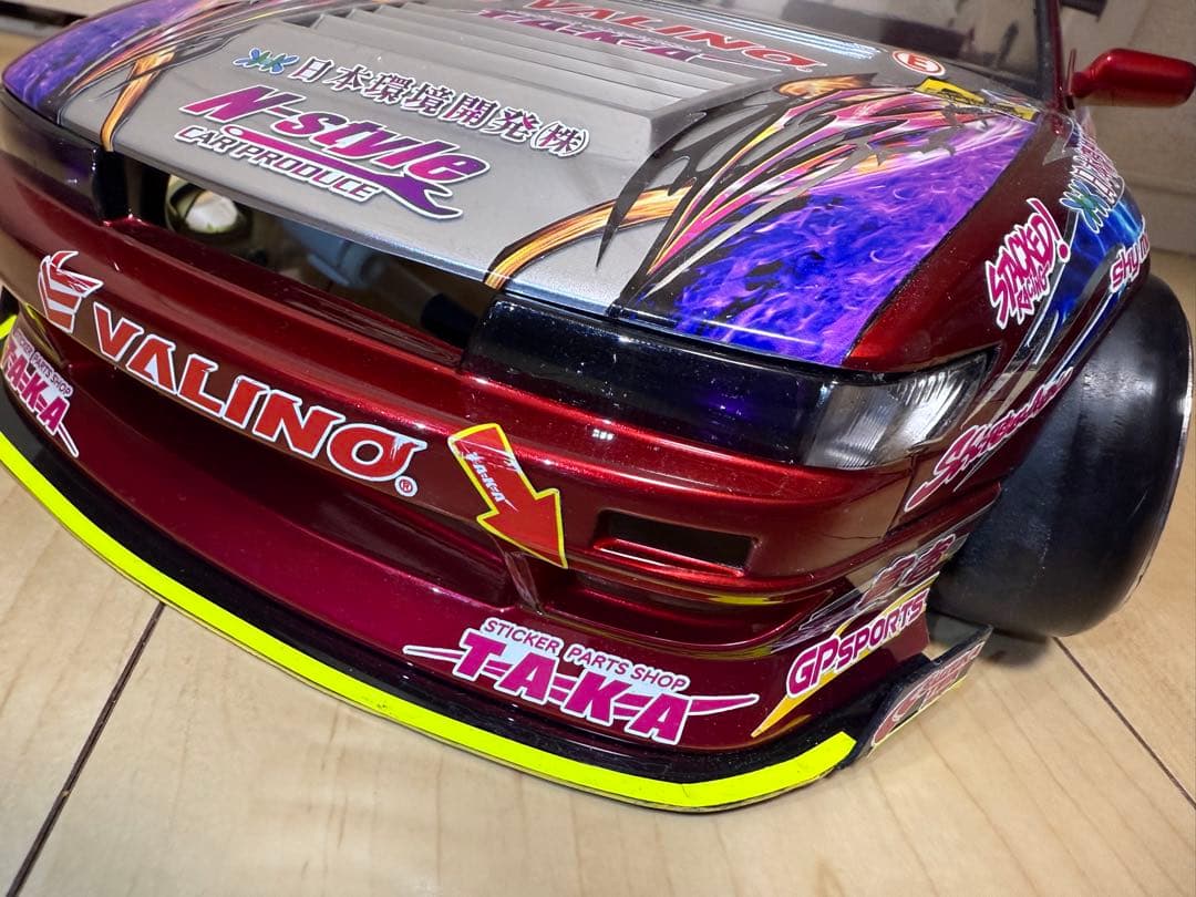 アディクション　シルビアs13 d1 2024年仕様　ホイール、スポイラー付き