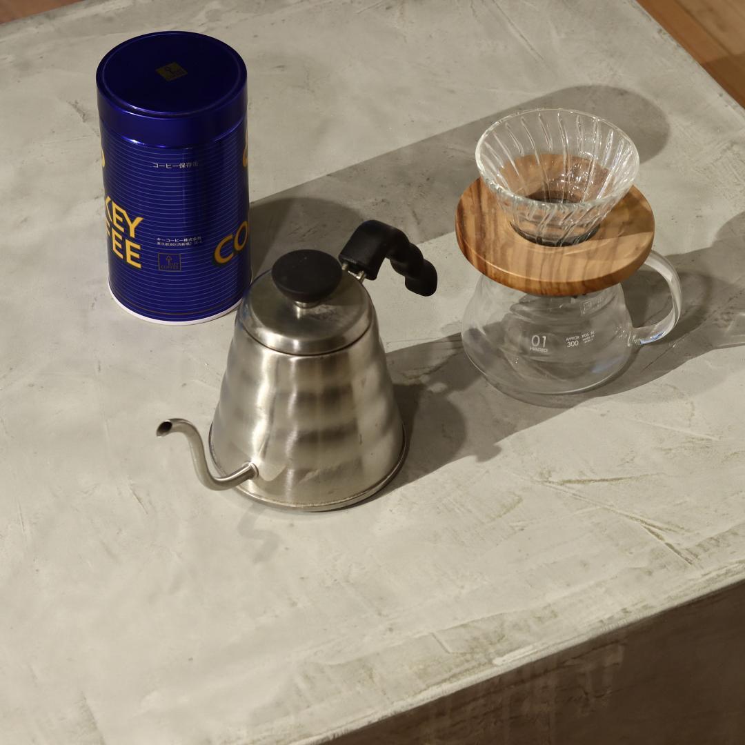 120cm｜ライトグレー｜テレビボード｜ボックステーブル｜薄塗りモルタル