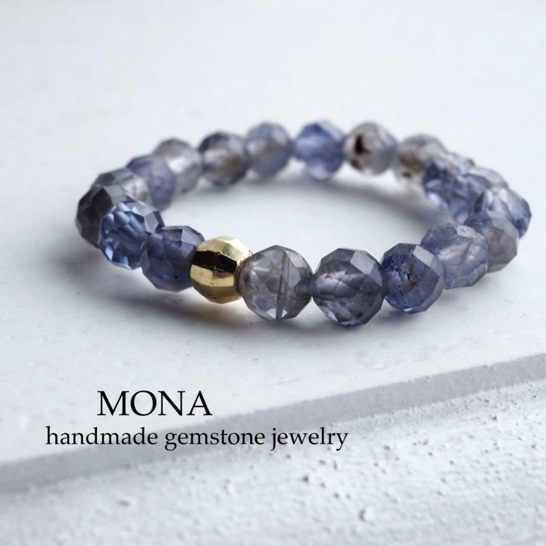 【Ruby】ブラジル産ルチルクォーツのゴムブレスレット