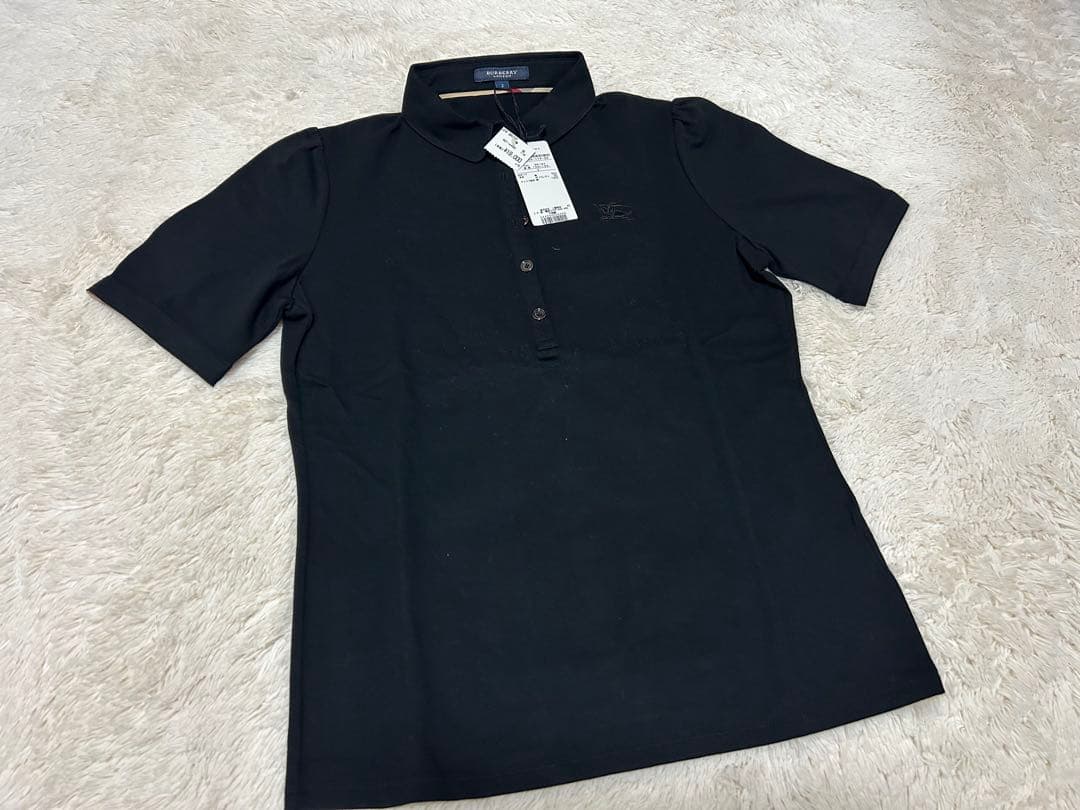 BURBERRY ポロシャツ 黒 サイズ2