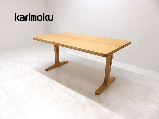 y*O様 カリモク 「DU53」シリーズ　ブナ材ダイニングテーブル　W150cm