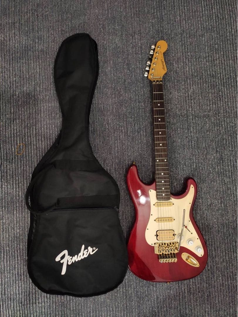 レッド エレキギター シングルコイル