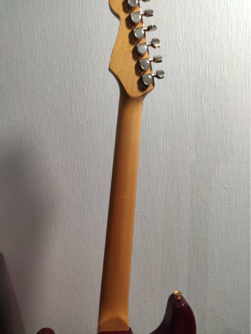 レッド エレキギター シングルコイル