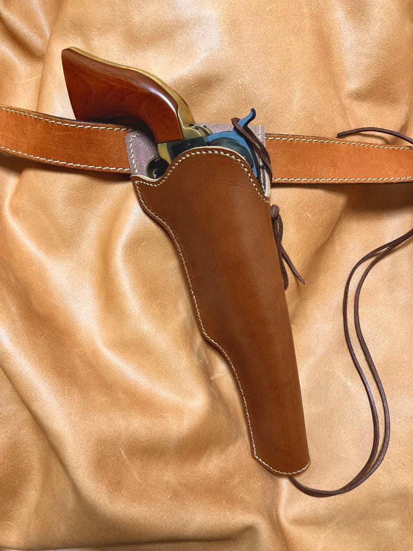 コルトM1848ドラグーン用右利きレザーホルスター No.822