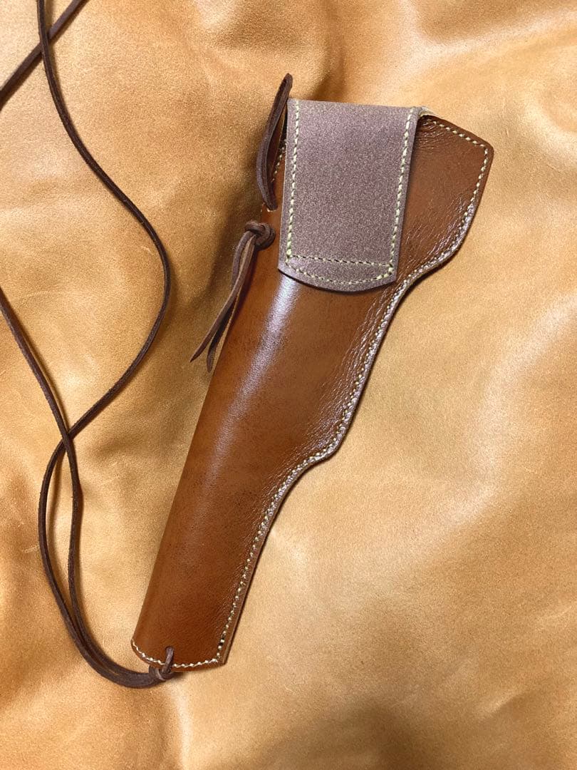 コルトM1848ドラグーン用右利きレザーホルスター No.822