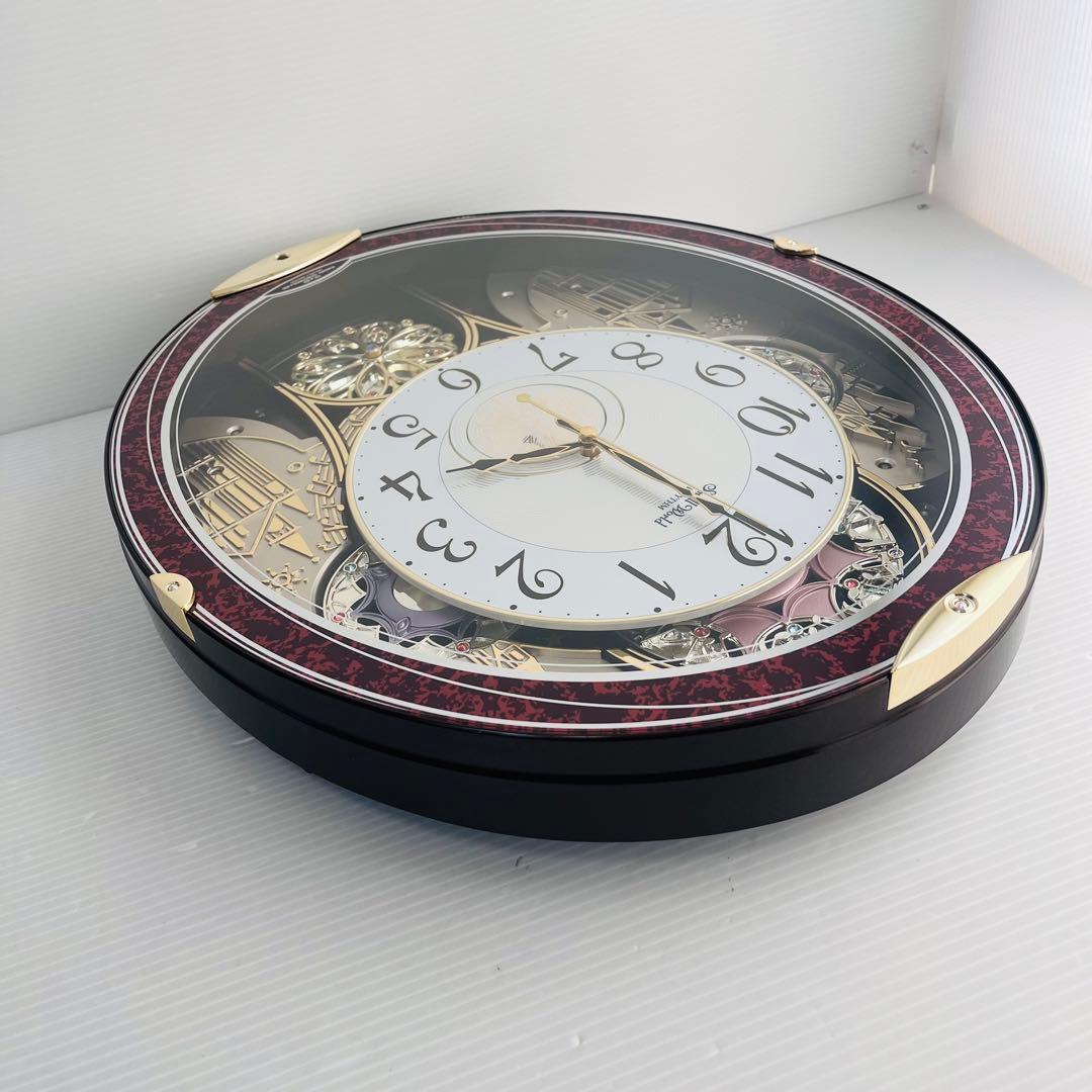 リズム　Small World　4MN509RH 壁掛け時計