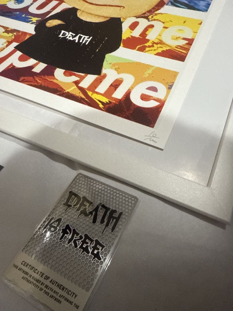 DEATH NYC 現代アートポスター　世界100枚限定supreme 奈良美智