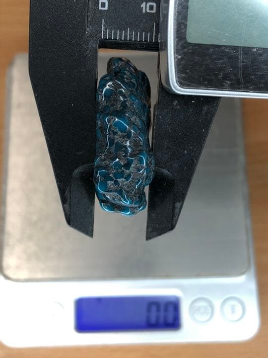 A041 天然 ターコイズ 原石 トルコ石　ネックレス　トップ