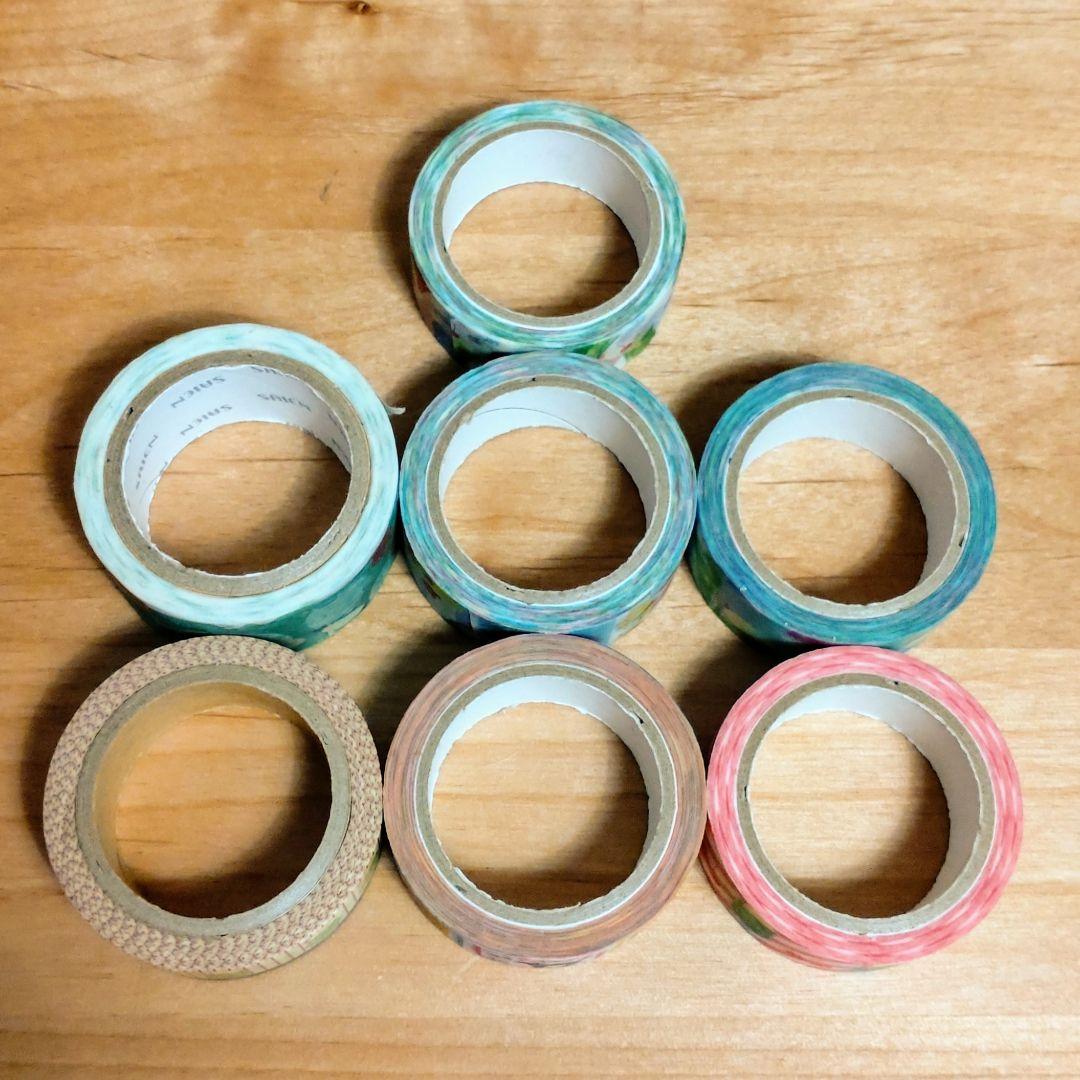 936.新品＆中古　古川紙工など　レトロ柄マスキングテープ21個