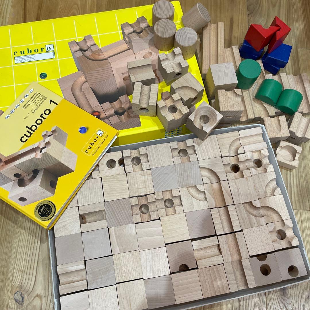 キュボロ　cuboro とcugolino クゴリーノとパターンブックのセット