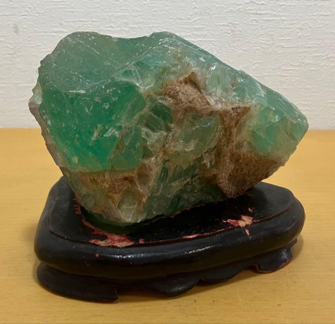 【置物】グリーンフローライト 蛍石 鉱石 開運 幸運 フローライト原石 天然石