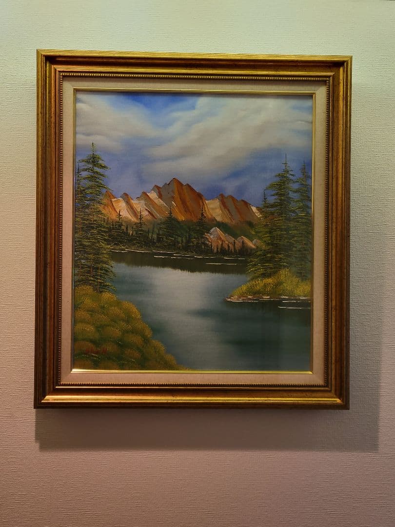 絵画 Brown Mountain