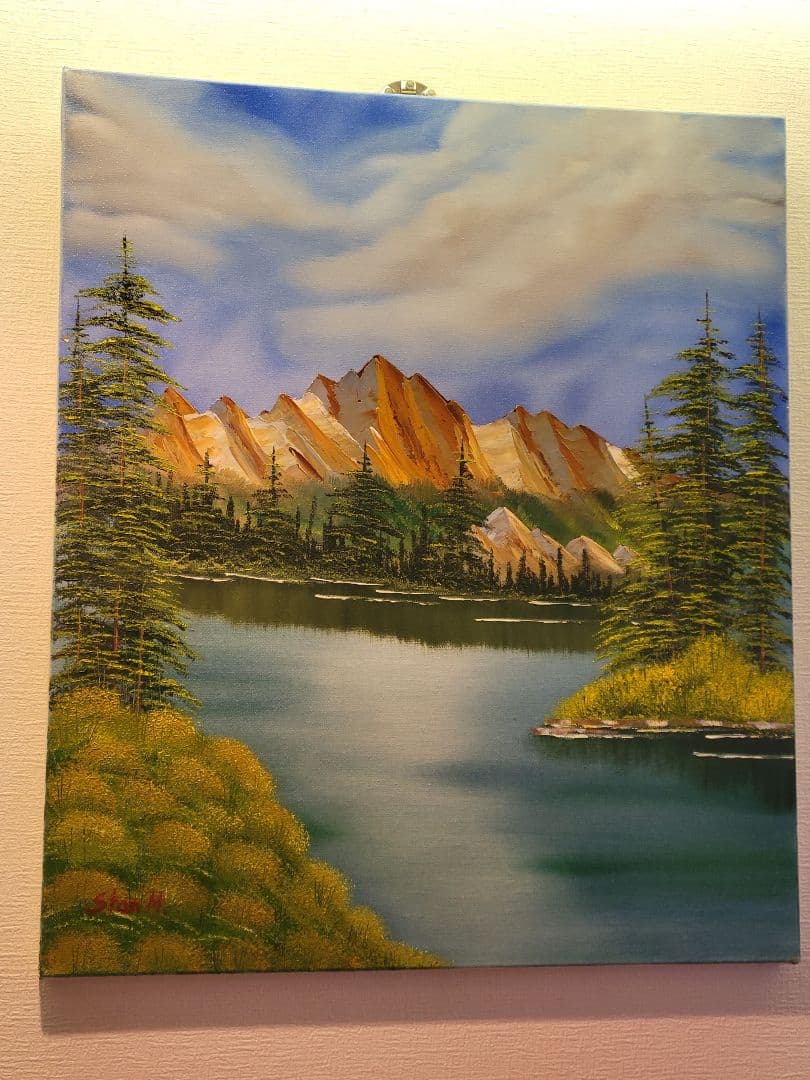 絵画 Brown Mountain