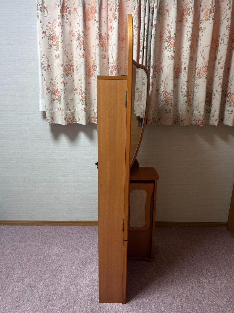 大塚科学　大塚家具　ドレッサー　鏡台　姿見　化粧台　収納テーブル