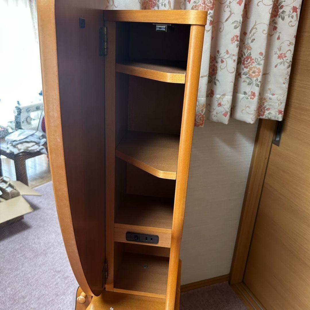 大塚科学　大塚家具　ドレッサー　鏡台　姿見　化粧台　収納テーブル