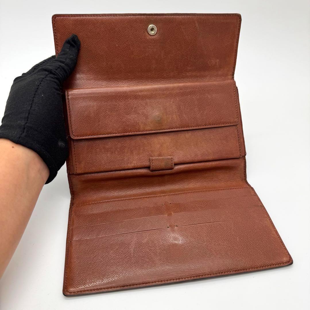 美品✨️ルイヴィトン　モノグラム　インターナショナル　三つ折り財布　財布