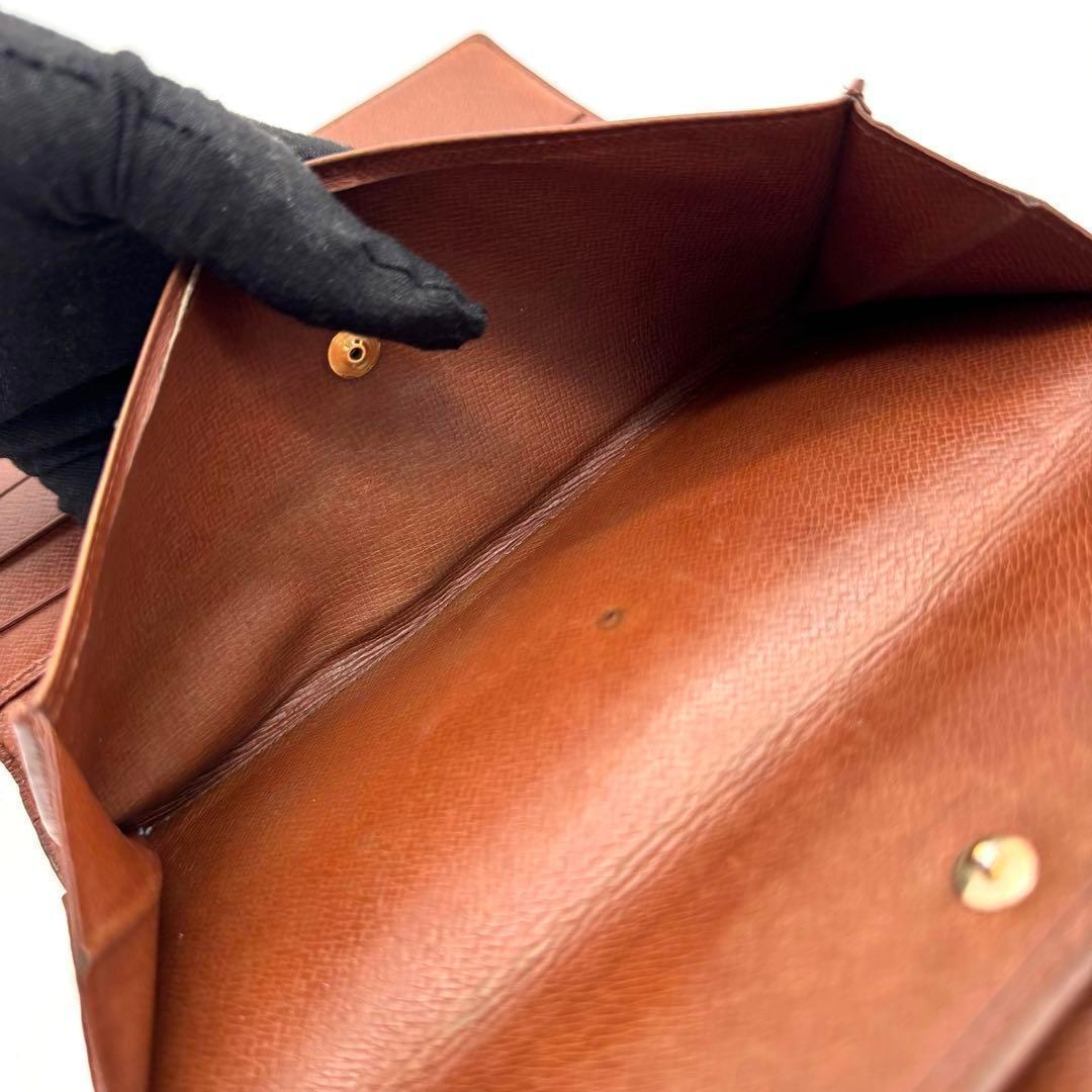 美品✨️ルイヴィトン　モノグラム　インターナショナル　三つ折り財布　財布