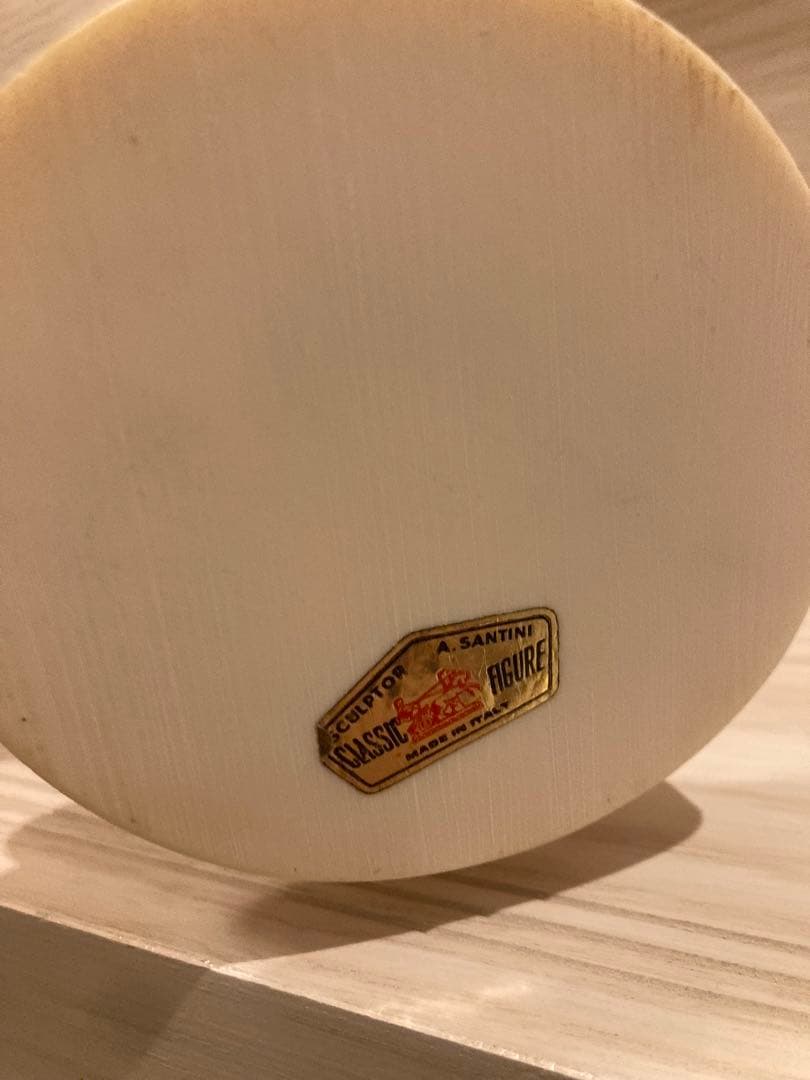 アイボリー　イタリア　女性像彫刻3体セット