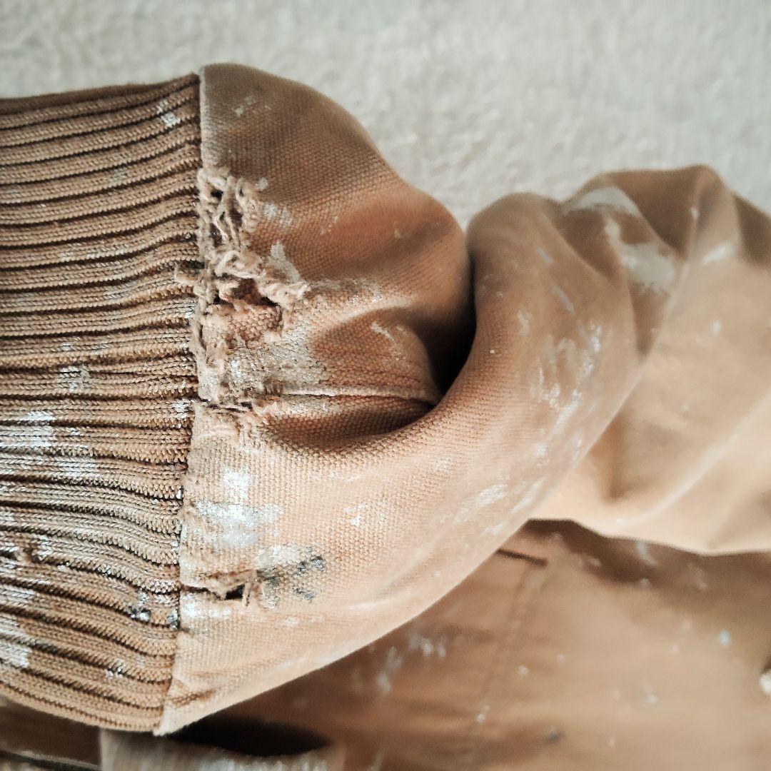 カーハート　アクティブジャケット　ペンキ　Ｌ　ブラウン　キルティング　ペイント