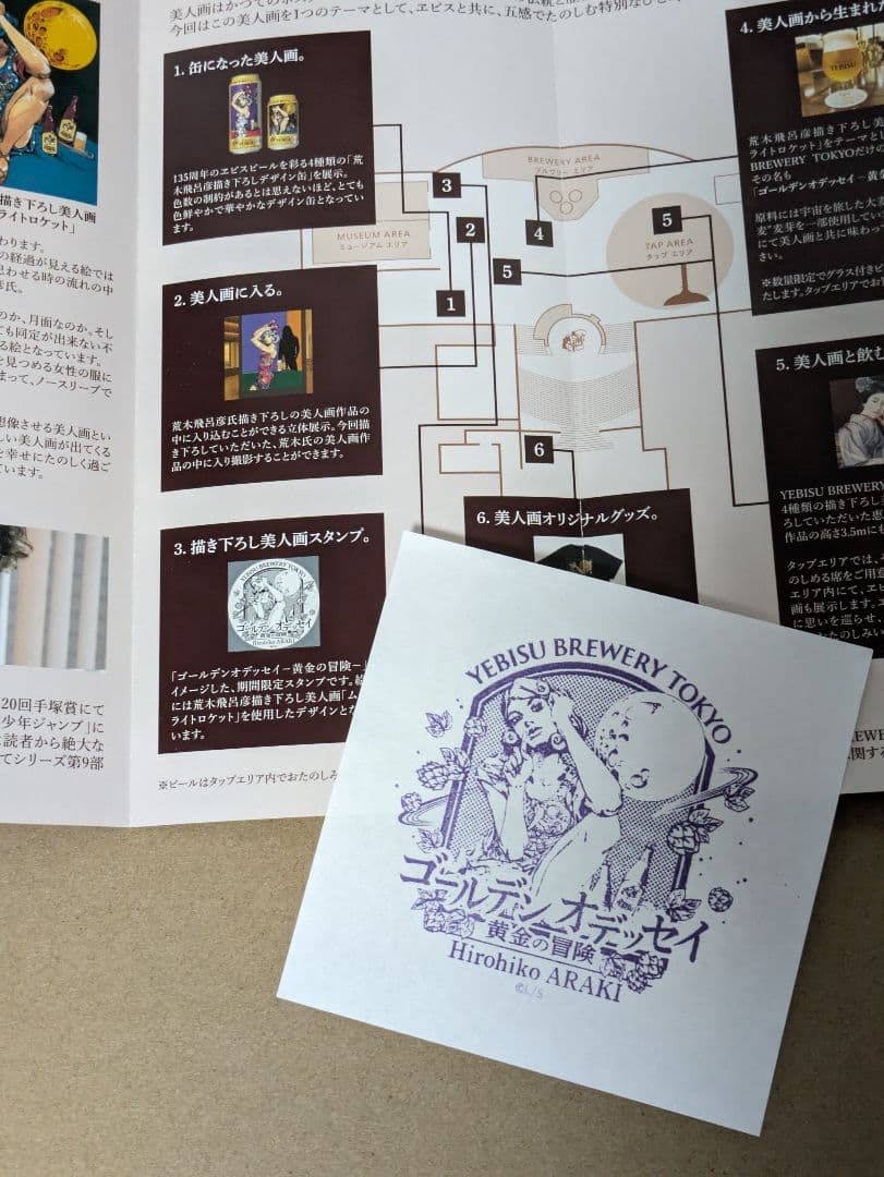 【未開封新品】荒木飛呂彦×エビスビール描き下ろしコラボ B2ポスターセット