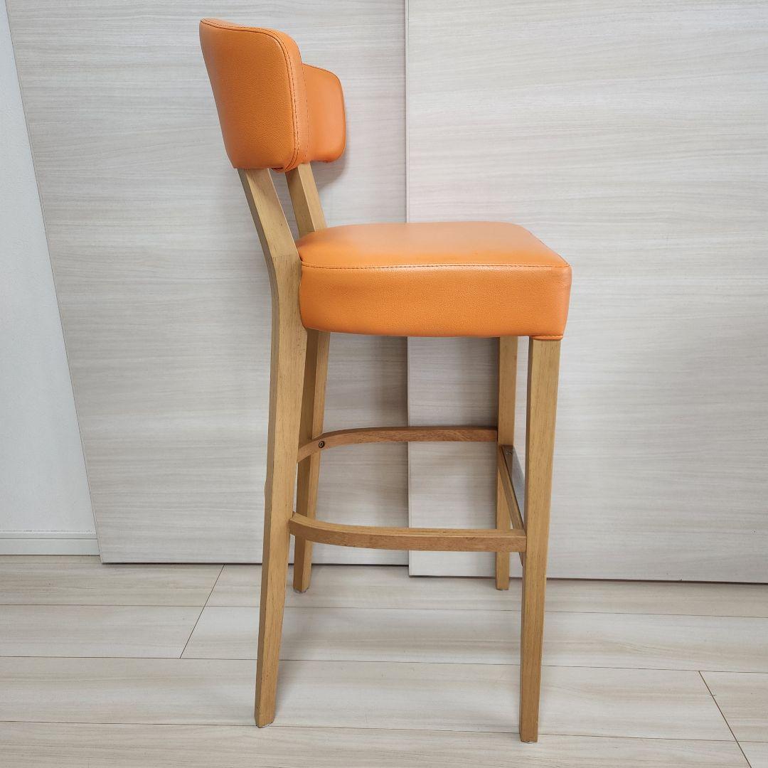 ①マニコカウンターB MANICO 背張 背もたれ付き カウンターチェア