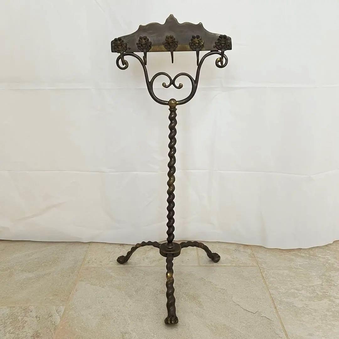 再値下げ❗️希少 アンティーク 真鍮製ファイヤーツール 暖炉 薪ストーブ