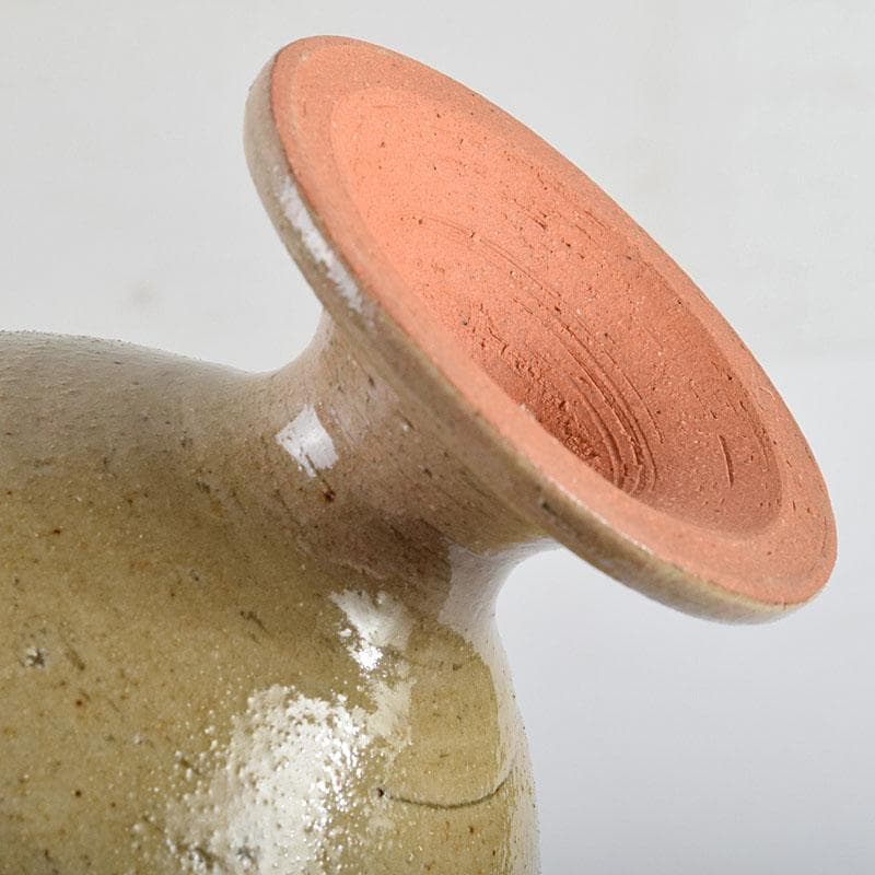 和食器　虫明焼　松本学作　足付向付　五客　共箱　V R9384H