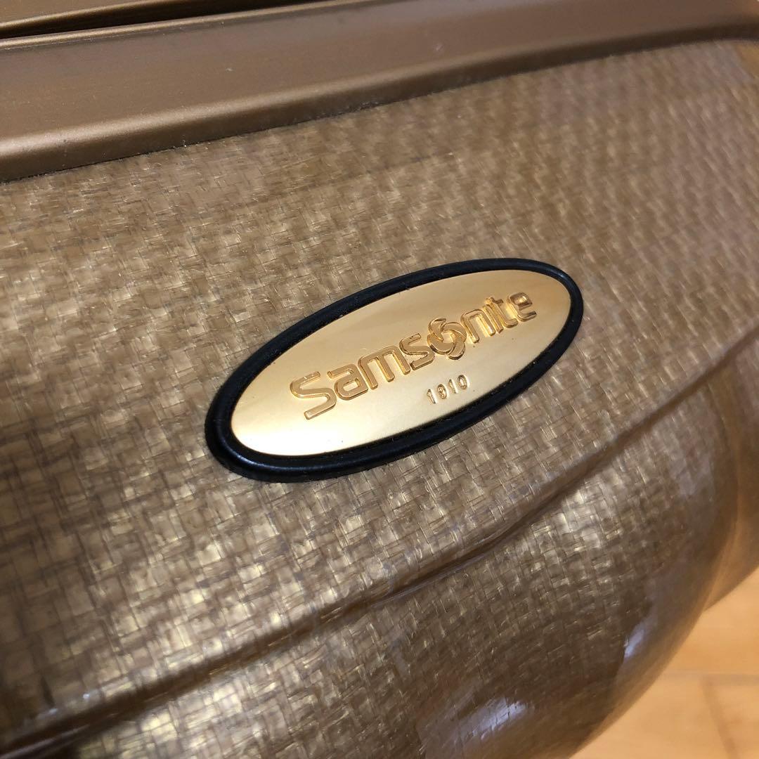 【希少】Samsonite 100周年記念限定モデル　コスモライト　ゴールド