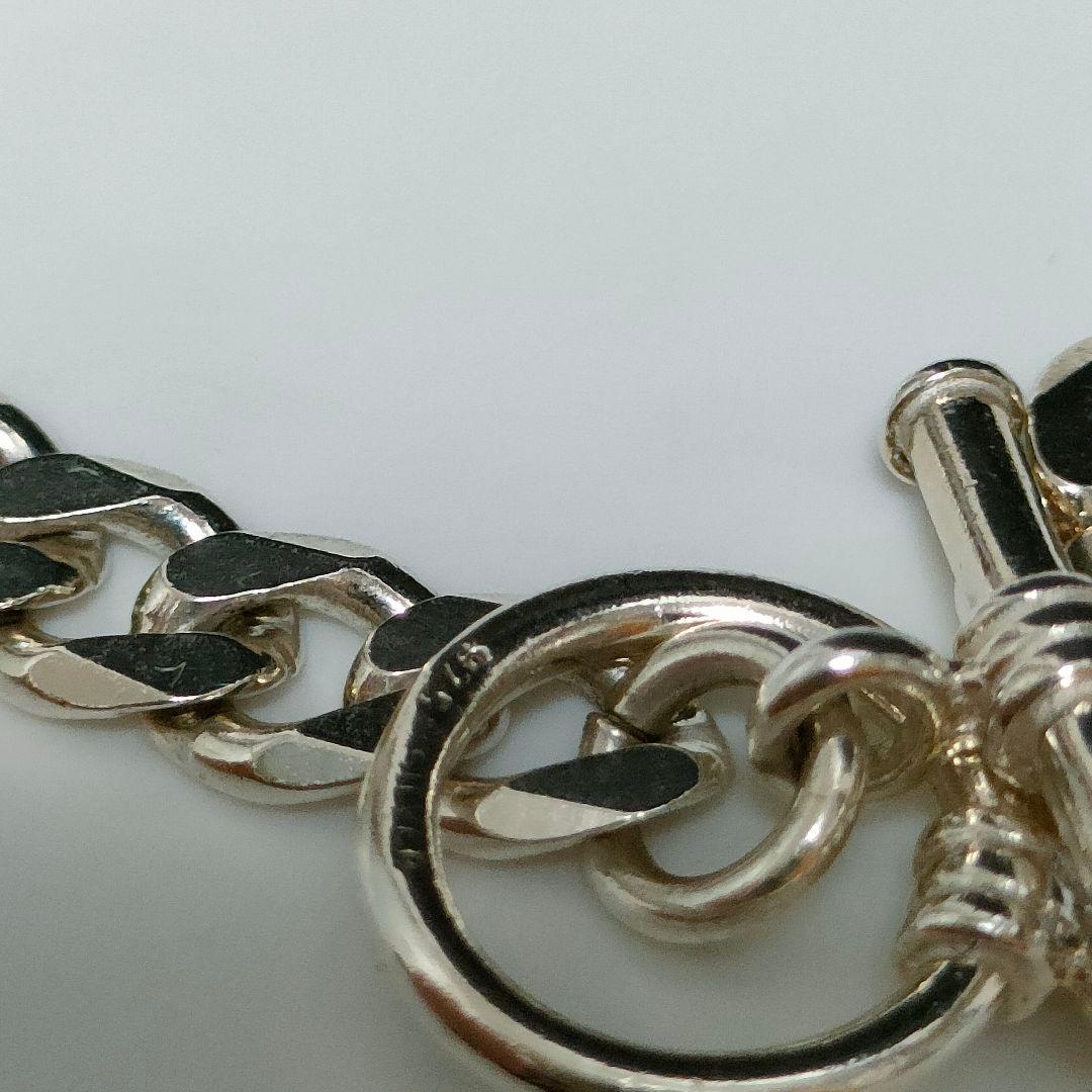 BEAMSビームスシルバー925SILVER925喜平チェーンブレスレット