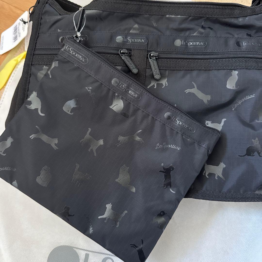 ま*ん様 LeSportsac ブラックキャッツ　ショルダーバッグ　完売品