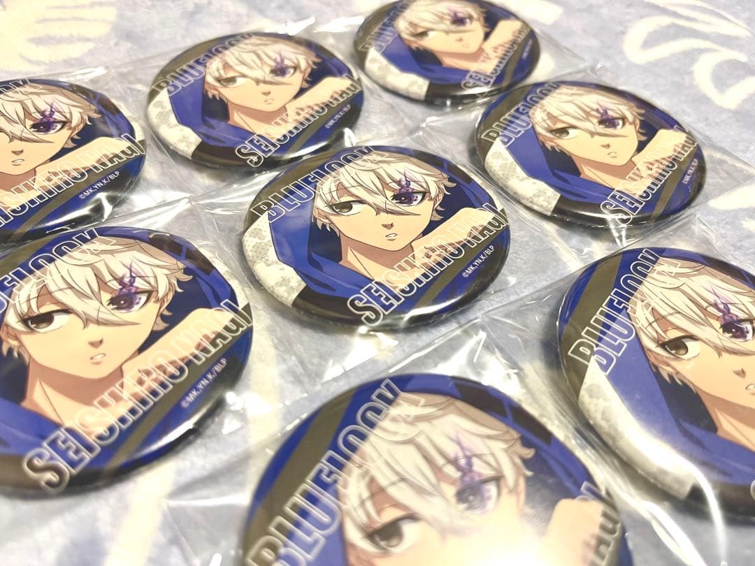 ブルーロック　セブンネット缶バッジ　凪誠士郎8点