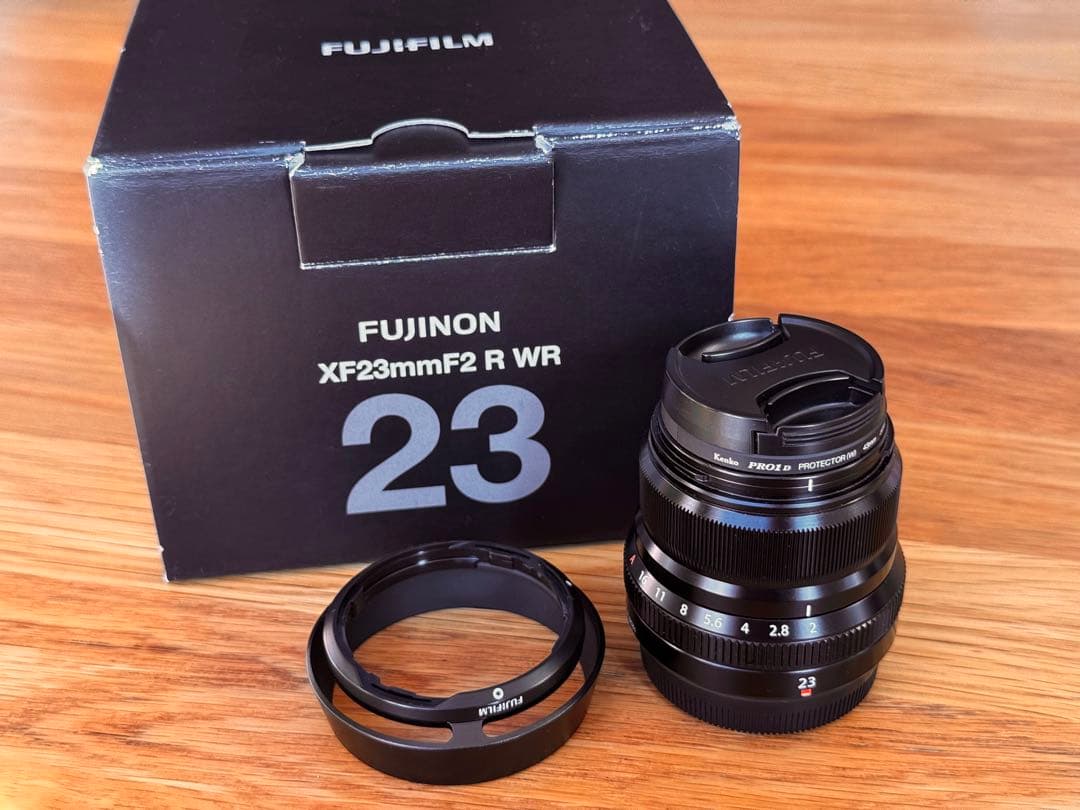 FUJIFILM XF23mmF2 R WR レンズフード付属