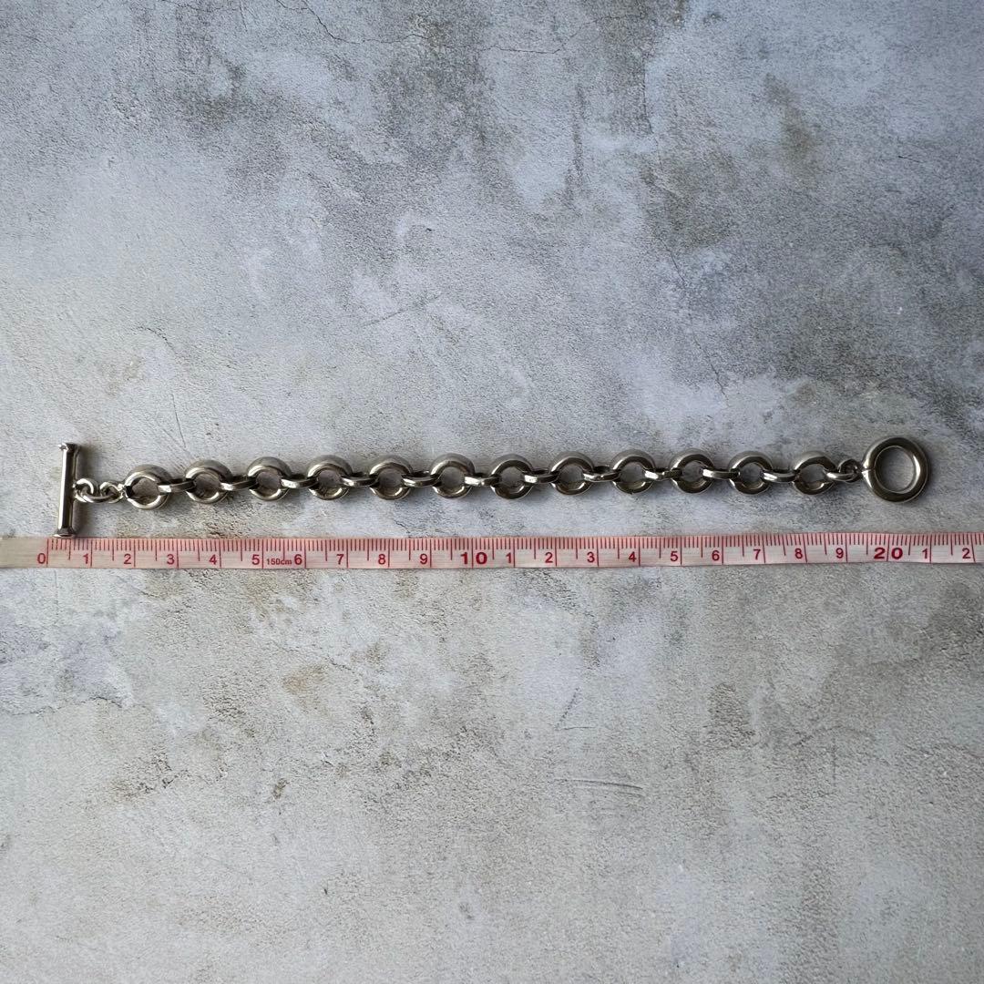ヴィンテージ チェーンリンクブレスレット シルバー925 メキシコ製