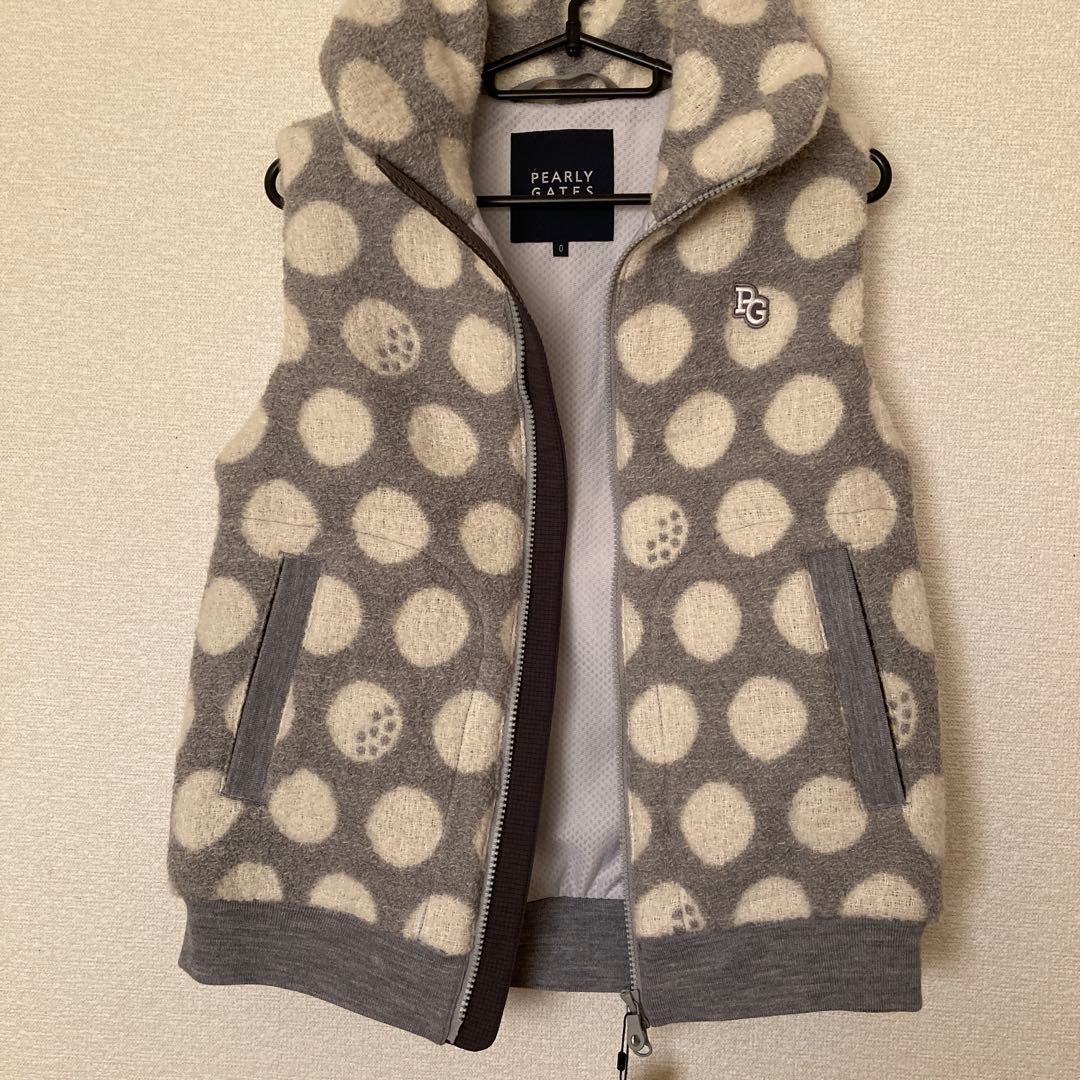PEARLY GATES ドット柄 ベスト サイズ0
